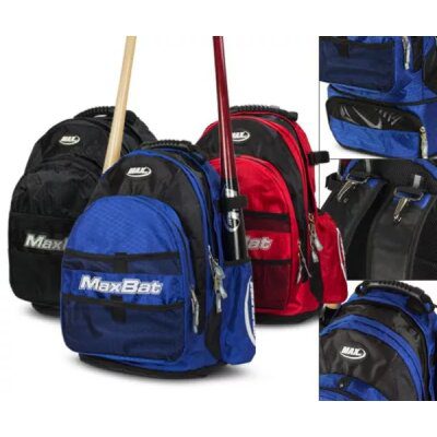 Max Bat Red Backpack