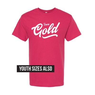 M&O - Soft Touch Pink T-Shirt - GOLD