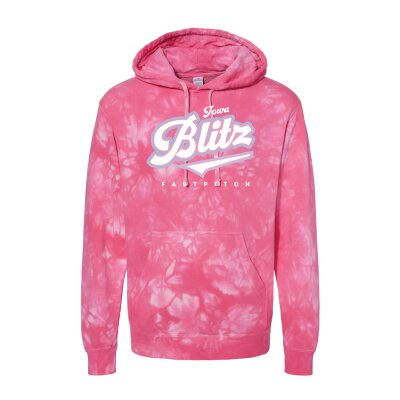 Independent Trading Co - Hooded Sweatshirt - Tie-Dyed - BLITZ