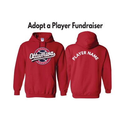 Gildan - Heavy Blend Hooded Sweatshirt - Adopt a Player - OTTUMWA LL