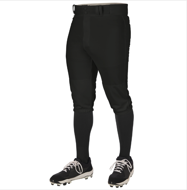 Champro Triple Crown 2.0 Pantaloni Baseball Da Uomo, Fondo Aperto, Grafite/Royal, Taglia L, Tessuto Pro-Weight 400g