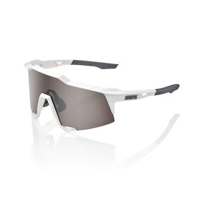 SPEEDCRAFT - Matte White - HiPER Silver Mirror Lens