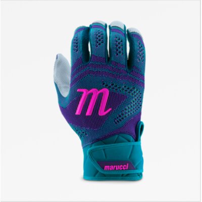 Marucci Breeze Knit Batting Glove Columbia/Purple