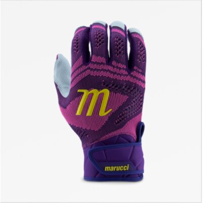 Marucci Breeze Knit Batting Glove Purple/Pink