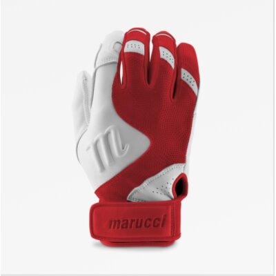 Marucci Luxe Pro Batting Glove White/Red