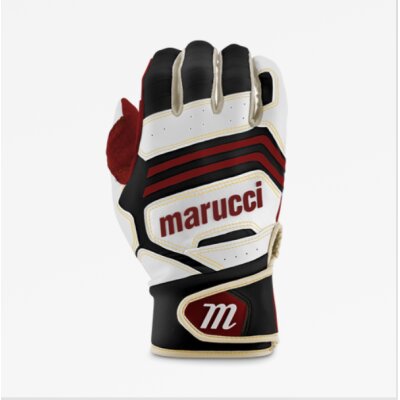 Marucci FUZN Pro Batting Glove White/Black/Red