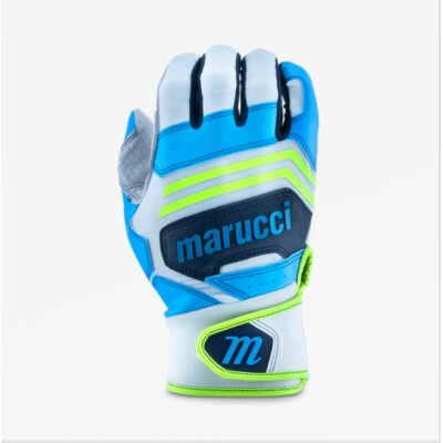 Marucci FUZN Pro Batting Glove White/Teal/Navy