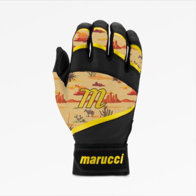 Marucci Foxtrot TBall Batting Glove Black/Yellow