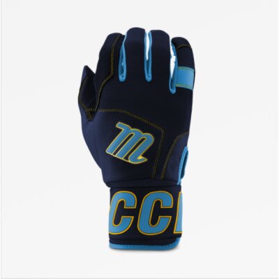 Marucci Blacksmith Full Wrap V2 Batting Glove Navy/Columbia