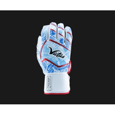 Victus NOX Full Wrap Batting Glove Red/Royal/Columbia