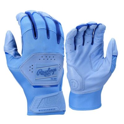 Rawlings Workhorse Baseball Batting Gloves Columbia Blue
