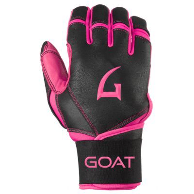 GOAThletic Origin Series Long Cuff Batting Gloves Black/Pink
