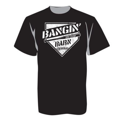 Black Barn Shirt (White Logo) Cotton Tee