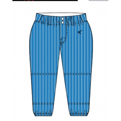 Easton Iowa Blitz Carolina Blue / White Pinstripe Pants