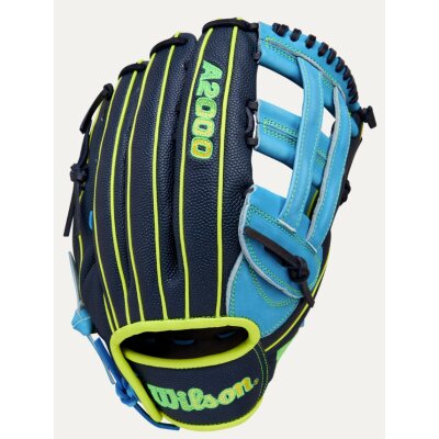 Wilson 2025 Fall A2000 PF50SS Navy/Sky Blue/Optic Yellow 12.25"