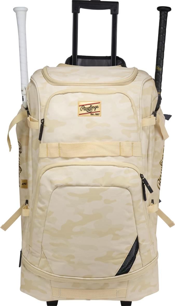 Rawlings Gold Collection Wheeled Bag - Sand Camo