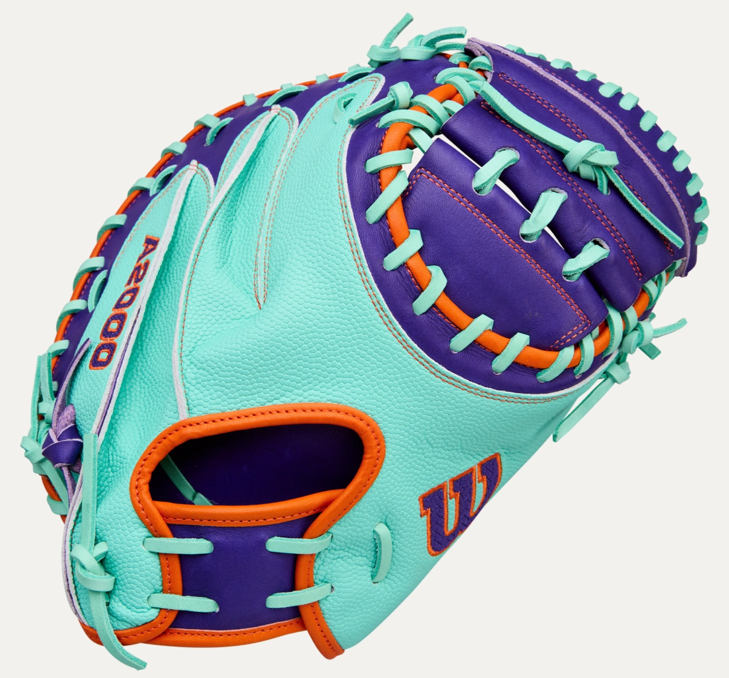 Wilson 2025 Winter A2000 CM33SS Seafoam/Purple/Orange