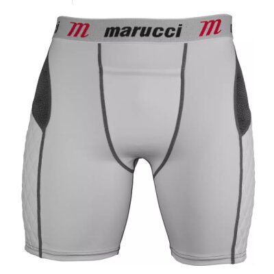 Marucci Adult White Elite Padded Sliding Short