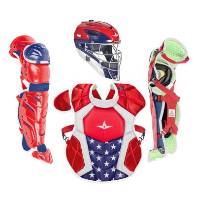 All Star Certified NOCSAE S7 Axis 12-16 Catcher's Kit USA