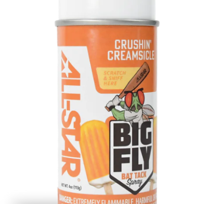 All Star Big Fly Scented Bat Grip Spray - Crushed Creamsicle