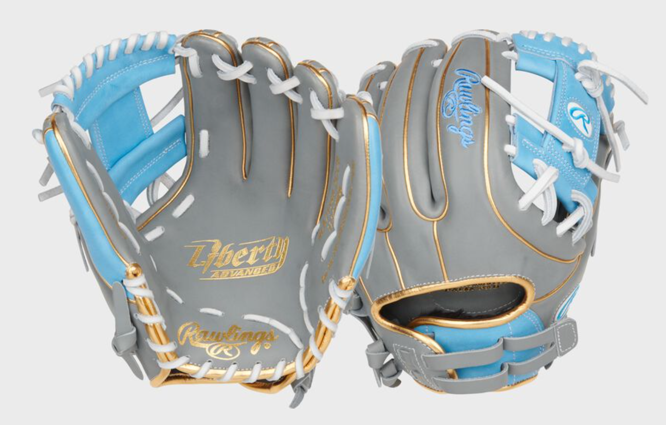 Rawlings Liberty Advanced Color Series 11.75" Gray/Columbia Blue/Gold