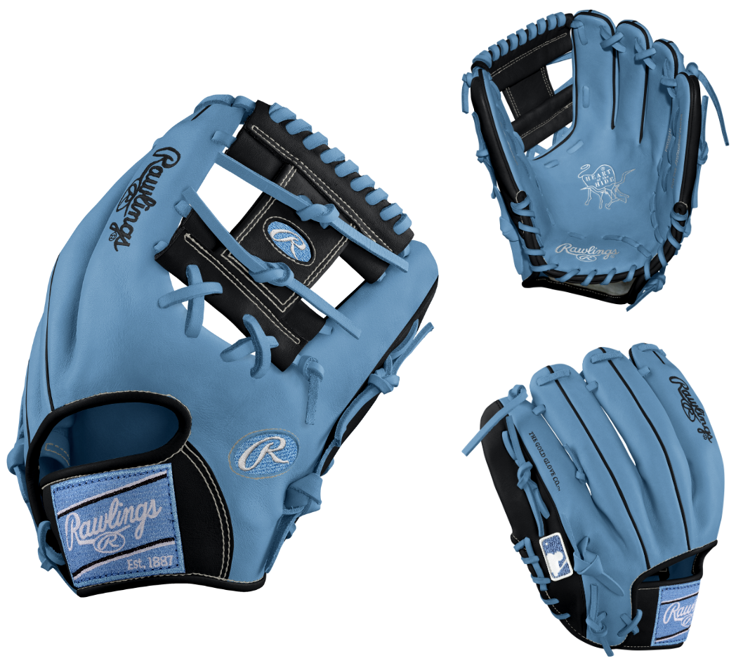 Rawlings Heart of the Hide BARN EXCLUSIVE Custom PRO204U 11.5" Carolina Blue/Navy