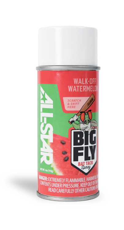 All Star Big Fly Scented Bat Grip Spray - Walkoff Watermelon
