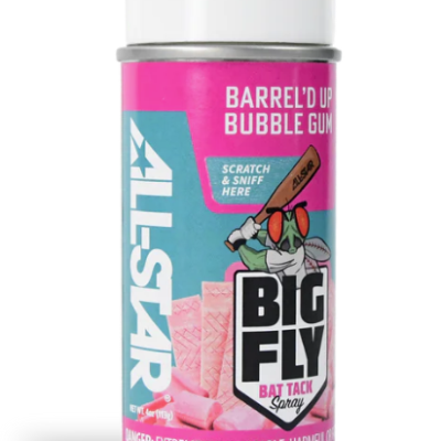 All Star Big Fly Scented Bat Grip Spray - Barrel'd Up Bubble Gum