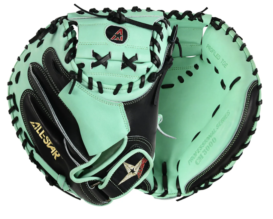 All-Star Limited 34" Pro-Elite Catcher's Mitt Black/Mint