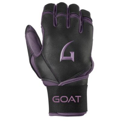 GOAThletic Origin Series Long Cuff Batting Gloves Black/Purple