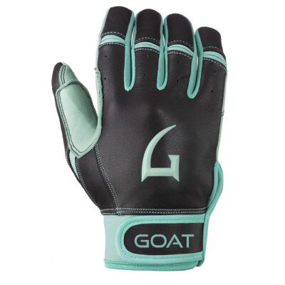 GOAThletic Origin Series Short Cuff Batting Gloves Black/Mint