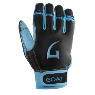 GOAThletic Origin Series Short Cuff Batting Gloves Black/Electric Blue