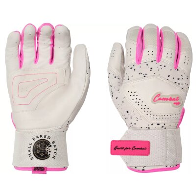 COMBAT MFG Cookie Jar Long Strap Batting Gloves, White