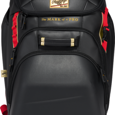 Rawlings Leather Gold Collection Backpack - Black